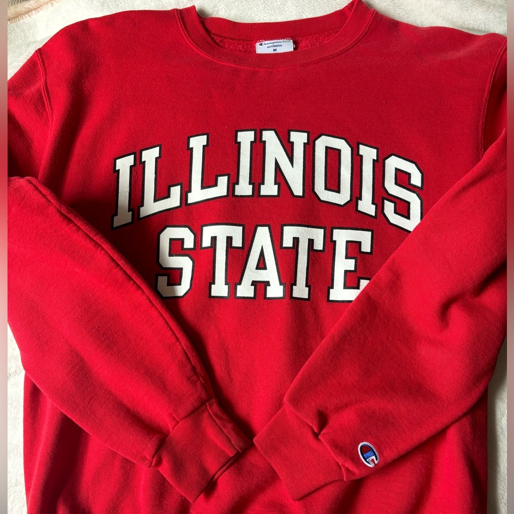 Champion Red Eco Authentic Sweatshirt